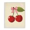 Stupell Industries Cherries with Pink Plaid Bow Framed Giclee, design by Christine Simpson Art